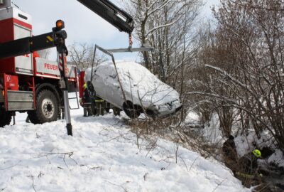 Fahrzeugbergung in Plambach, 27.03.2013